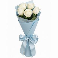 Букет 5 Белых роз Проуд в Становом