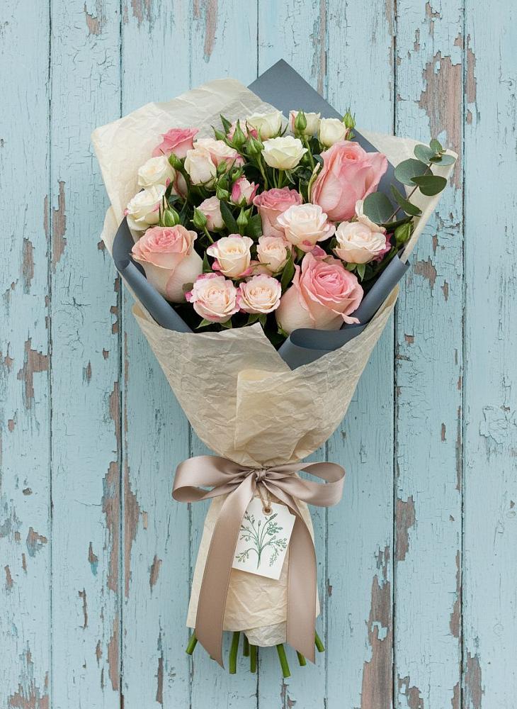 Букет цветов из: Розы в Становом