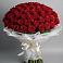 Букет 101 Красная роза Блэк Мэджик в Становом