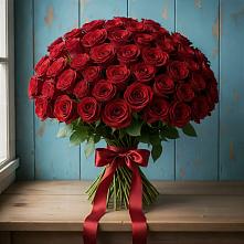 Букет Красные розы Блэк Меджик в Становом