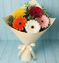Букет цветов из:  Герберы в Становом