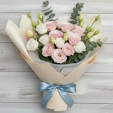 Букет цветов из:  Лизиантусы #REPLACE_PRED# Становом