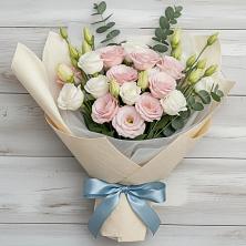 Букет цветов из:  Лизиантусы в Становом