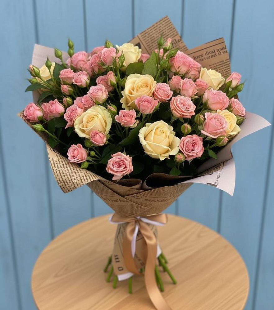 Букет цветов из: Розы в Становом