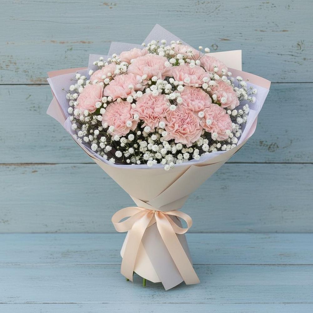 Букет цветов из: Гвоздики в Становом