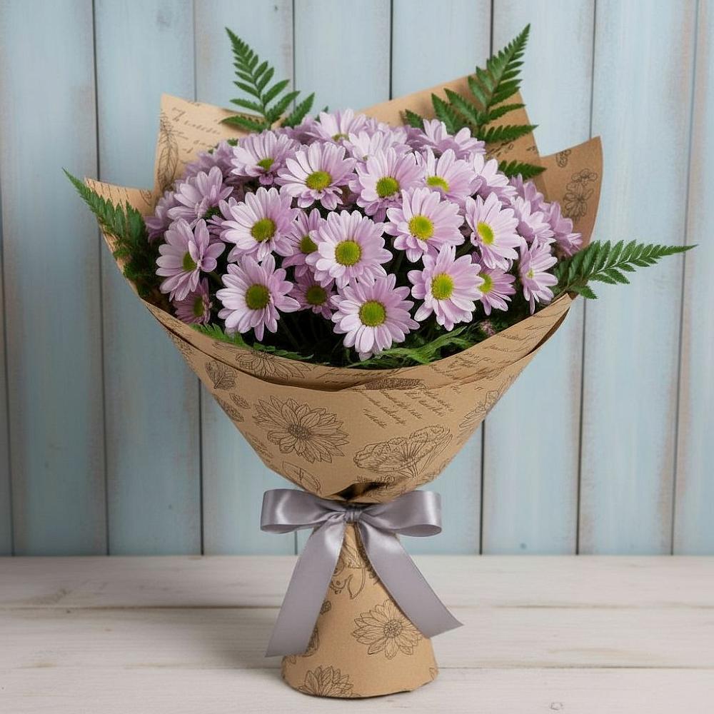Букет цветов из: Хризантемы в Становом