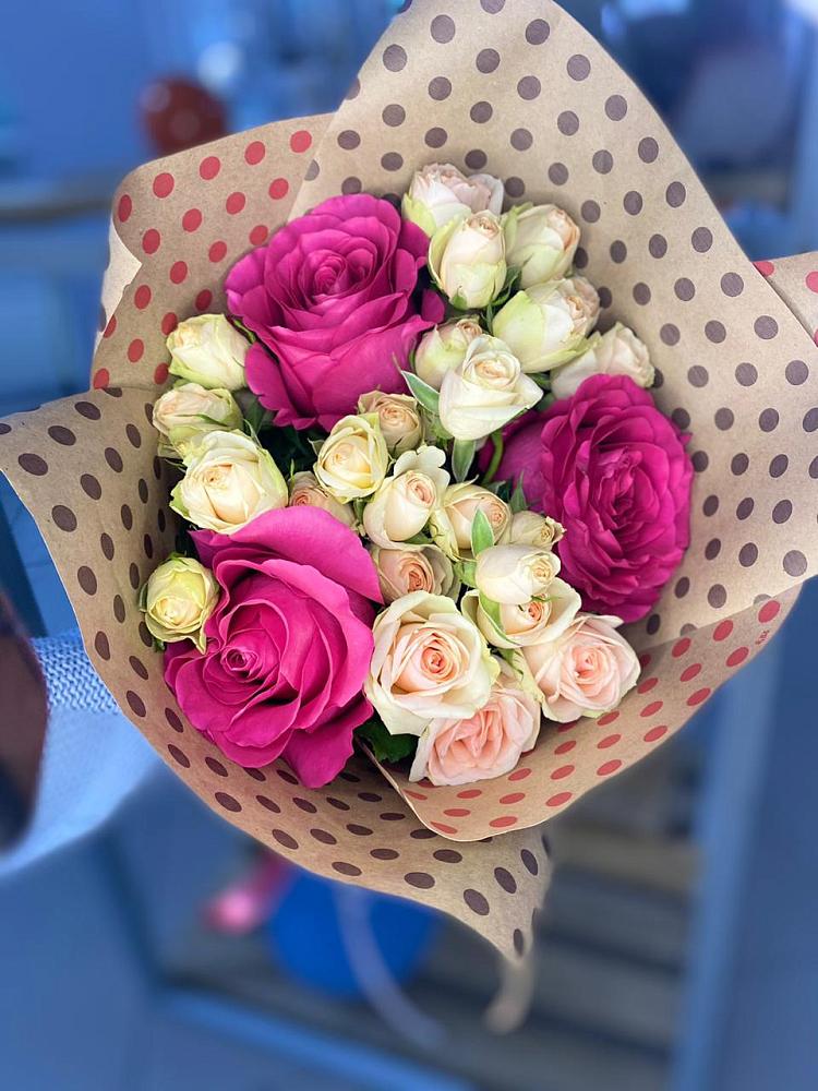 Букет цветов из: Розы в Становом