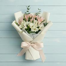 Букет цветов из:  Альстромерии в Становом