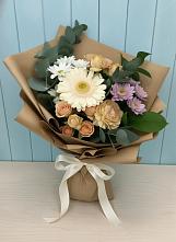 Букет цветов из:  Герберы и Хризантемы в Становом