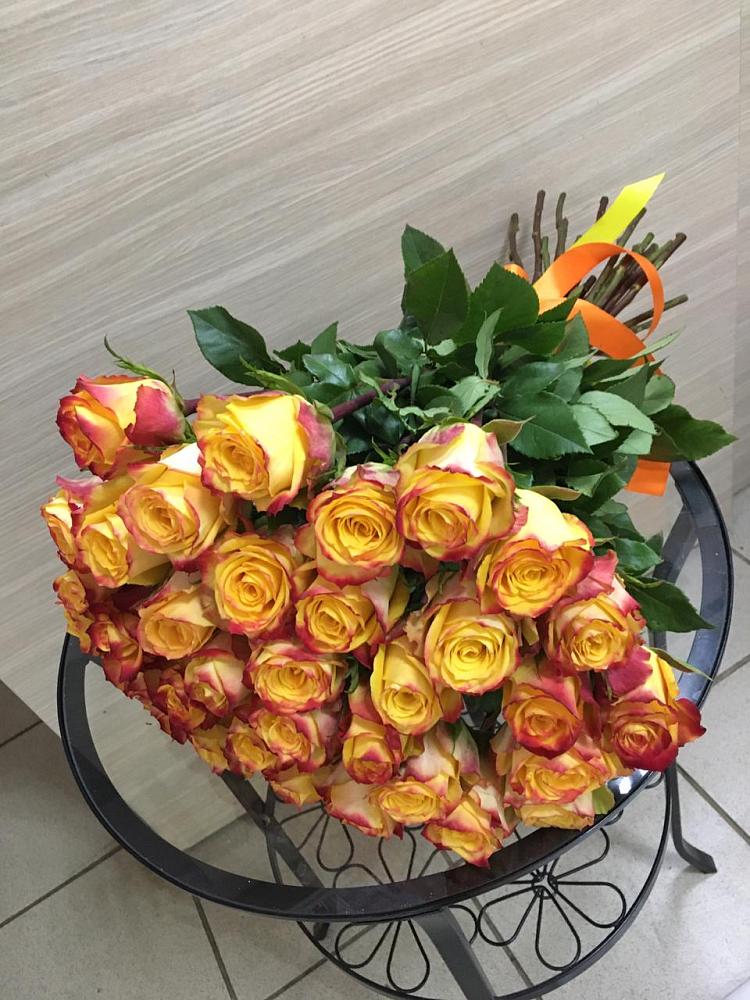 Букет Желтые розы в Становом