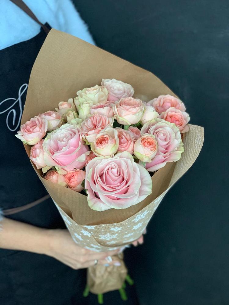 Букет цветов из: Хризантемы и Розы в Становом