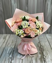 Букет цветов из:  Гвоздики, Розы и Хризантемы #REPLACE_PRED# Становом