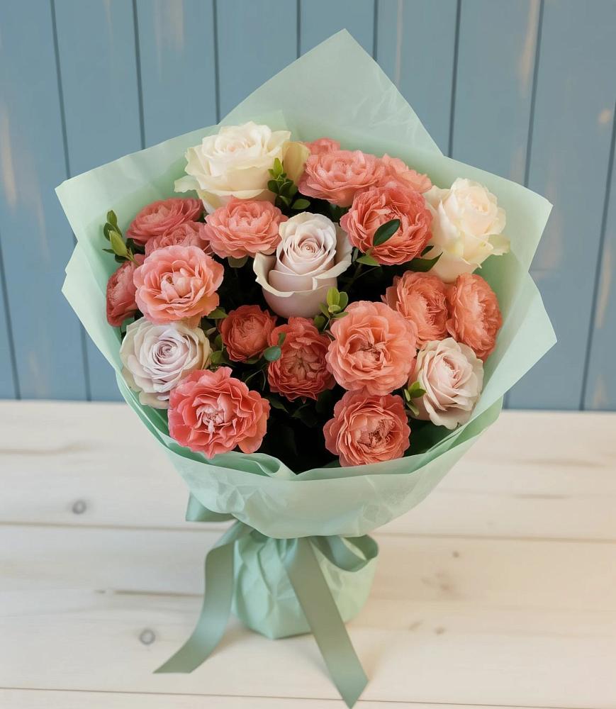 Букет цветов из: Розы в Становом