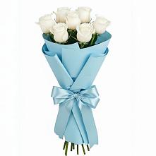 Букет 7 белых роз Проуд в Становом