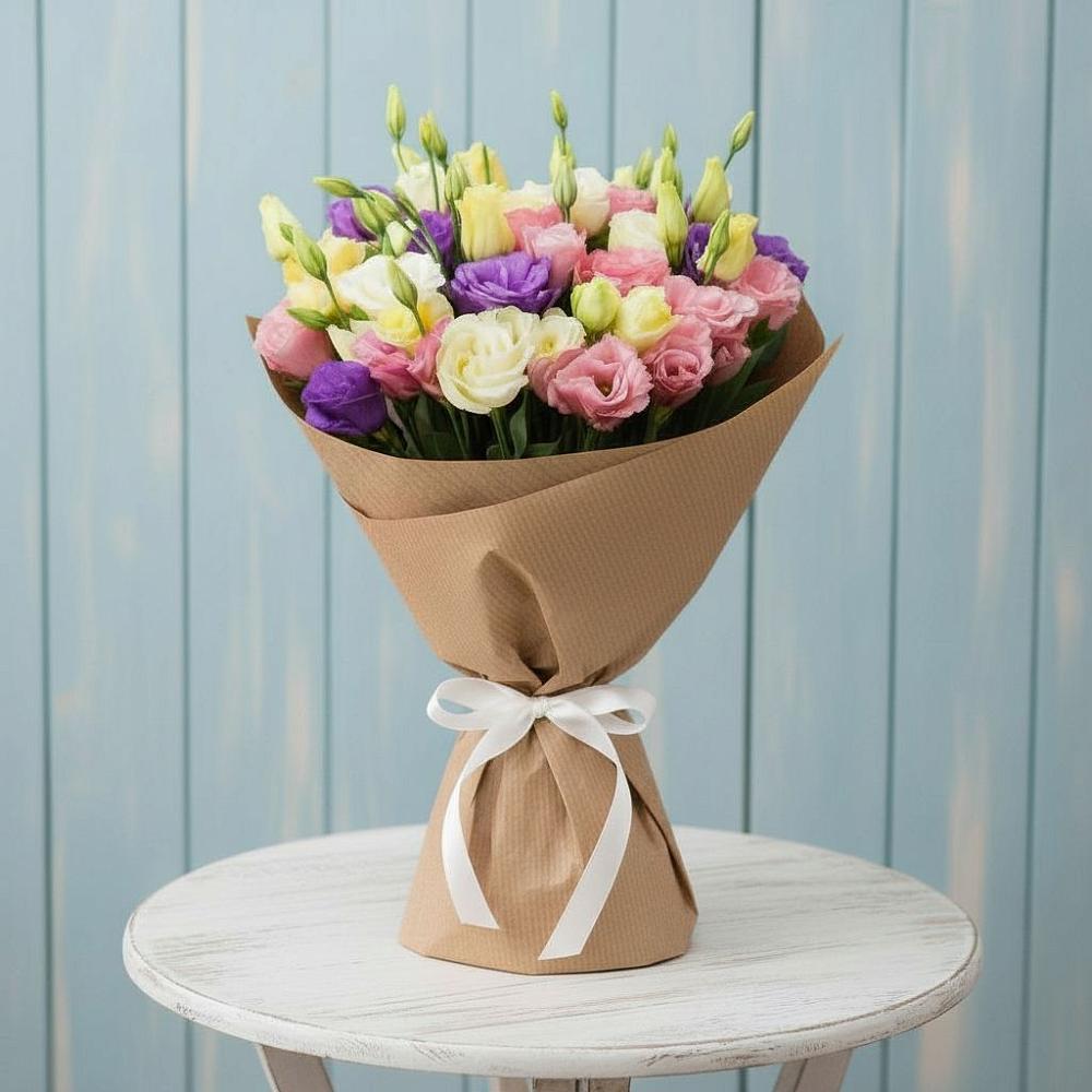 Букет цветов из: Лизиантусы в Становом