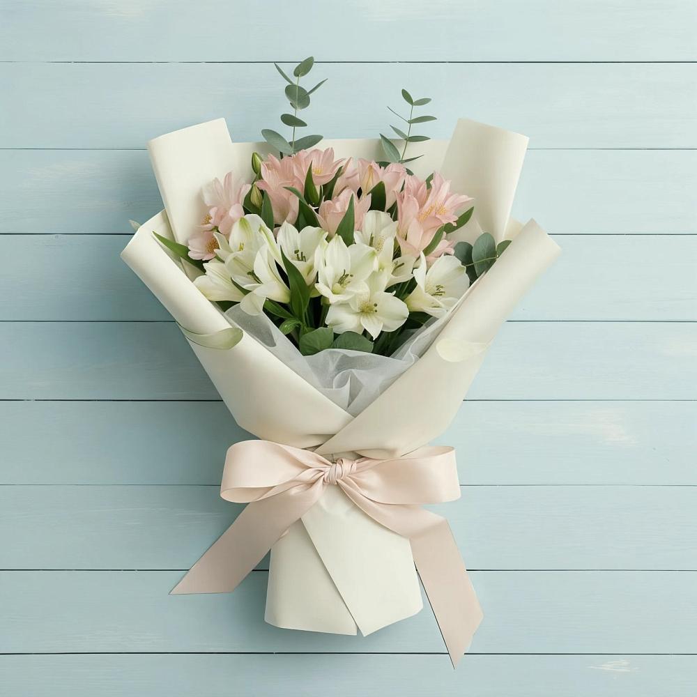 Букет цветов из: Альстромерии в Становом