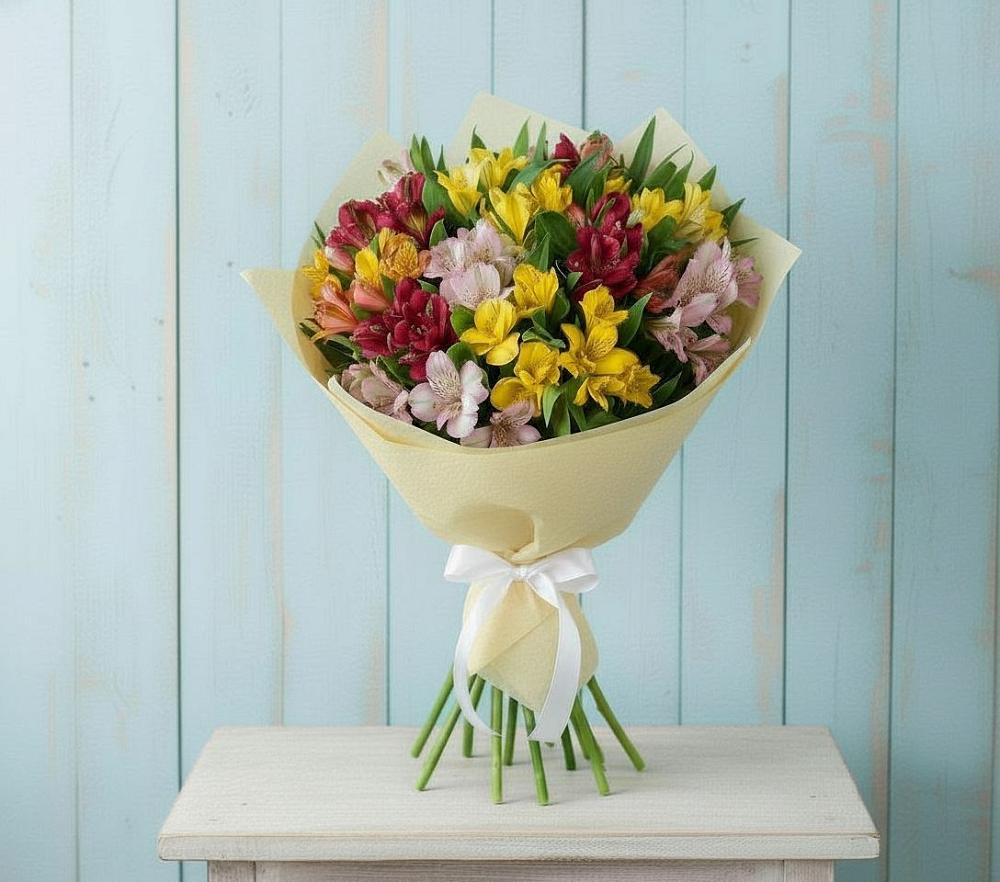 Букет цветов из: Альстромерии в Становом
