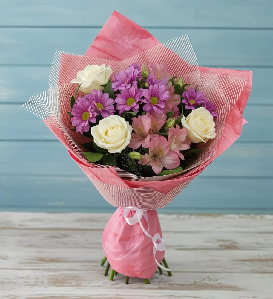 Букет цветов из: Герберы в Становом