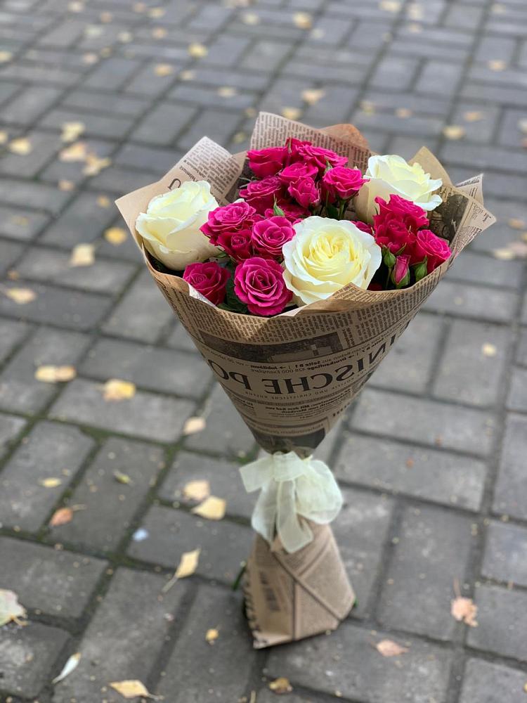 Букет цветов из: Розы в Становом