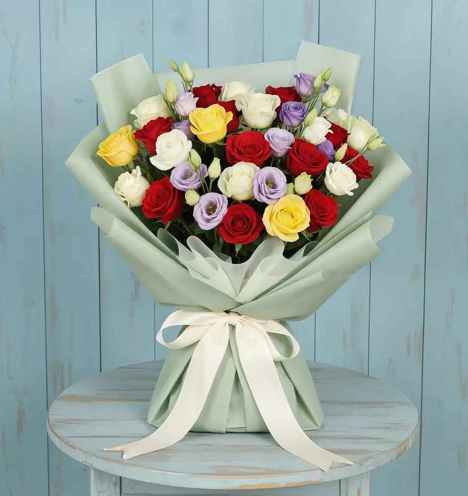 Букет цветов из: Розы в Становом