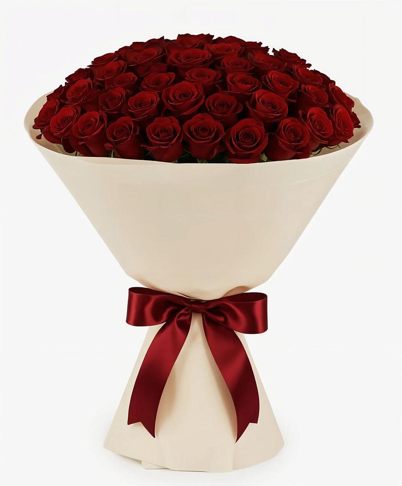 Букет 101 Бордовая роза Блэк Бакарра в Становом